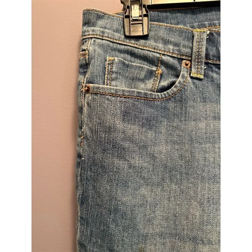 New York & Company Women's Flared Denim Jeans Size 10 Blue - Picture 3 of 8